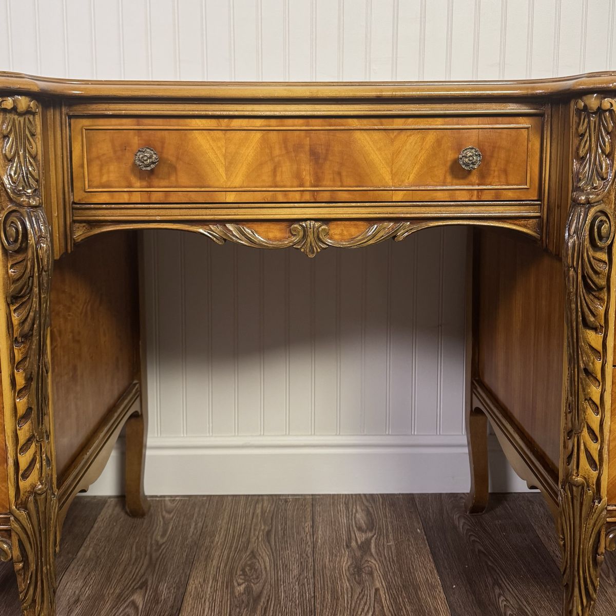 Vintage ca. 1930s French Provincial Desk / Vanity