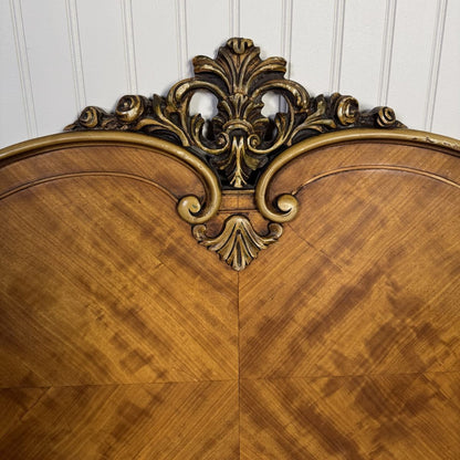 Vintage ca. 1930s French Provincial Full-Size Headboard