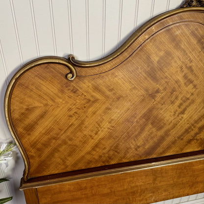 Vintage ca. 1930s French Provincial Full-Size Headboard