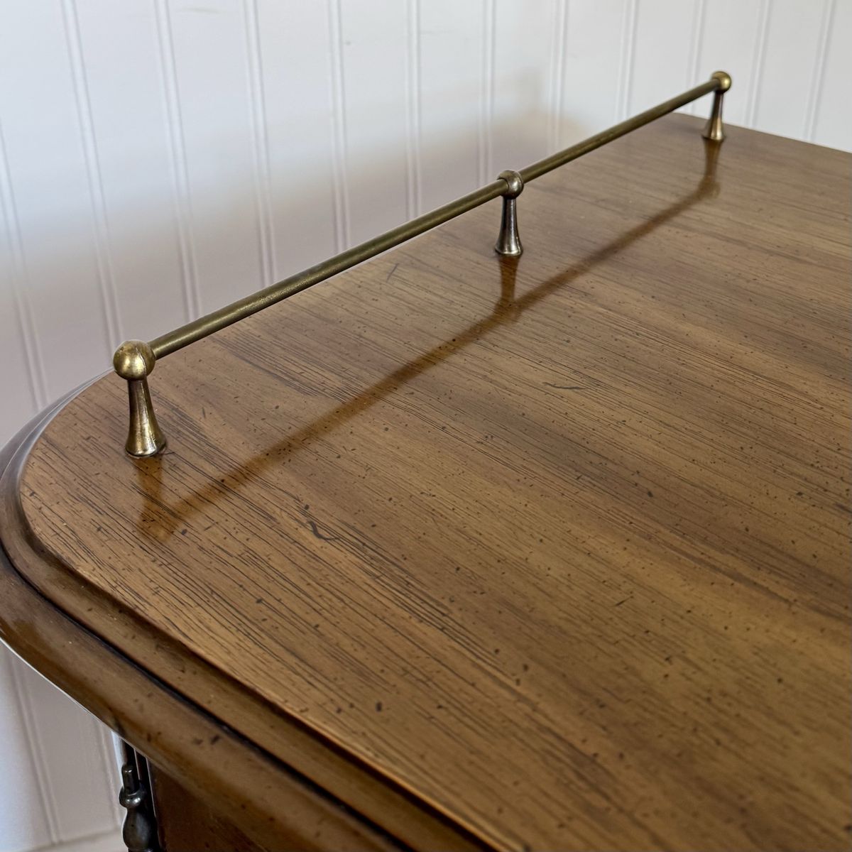 Vintage French Provincial Walnut Server / Bar Cabinet