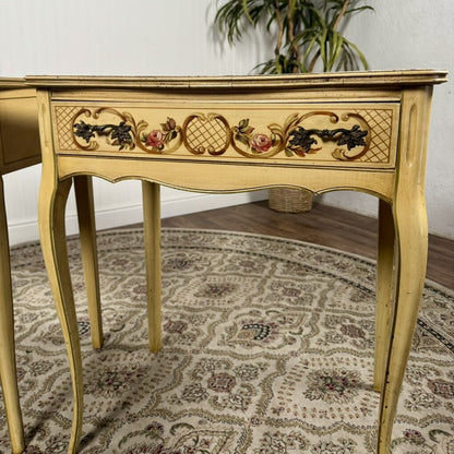 Vintage Hand-Painted Italian Style Side Tables