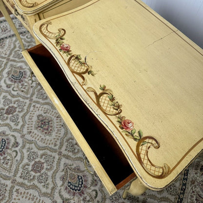 Vintage Hand-Painted Italian Style Side Tables