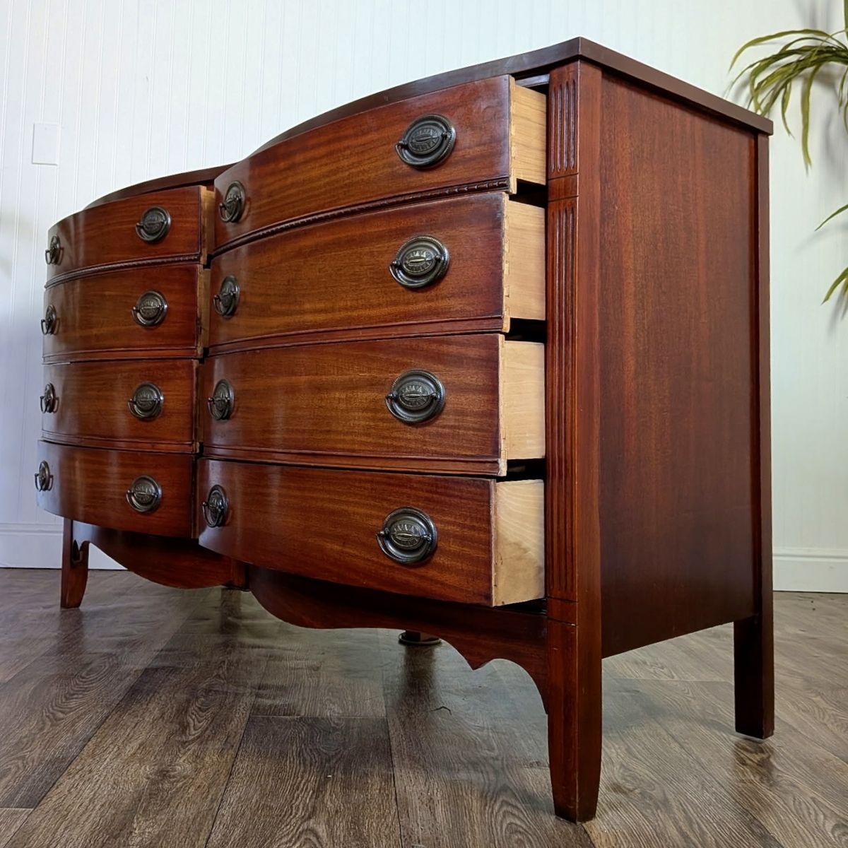 Vintage 1950s Harmony House Serpentine Dresser