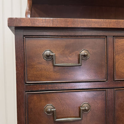 Vintage Heritage Henredon Mahogany Cabinet / Buffet with Waterfall Plate Shelf