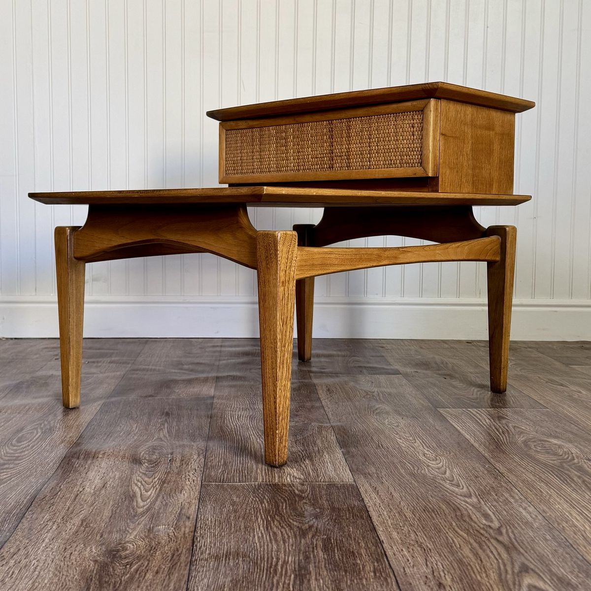 Vintage 1964 Lane Esteem Mid-Century Coffee Table and Step End Table Set