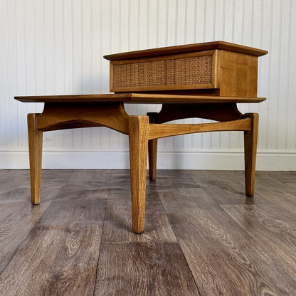 Vintage 1964 Lane Esteem Mid-Century Coffee Table and Step End Table Set