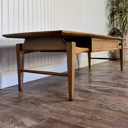 Vintage 1964 Lane Esteem Mid-Century Coffee Table and Step End Table Set