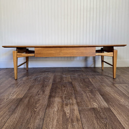 Vintage 1964 Lane Esteem Mid-Century Coffee Table and Step End Table Set