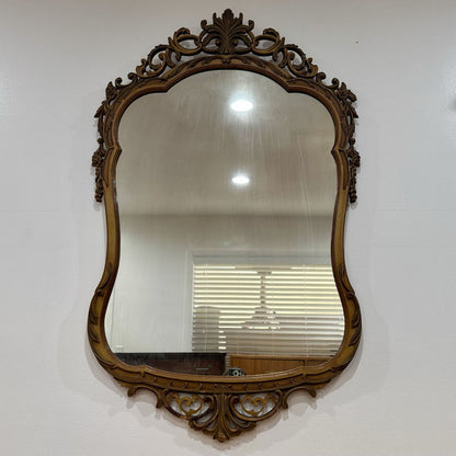 Vintage Louis XV–Style Rococo Revival Mirror
