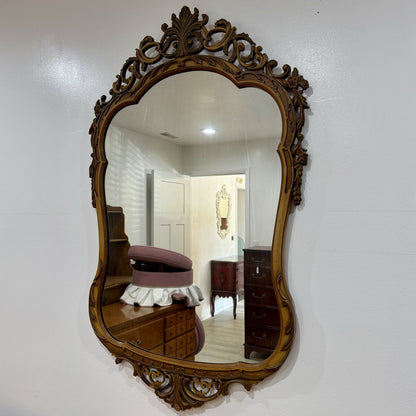 Vintage Louis XV–Style Rococo Revival Mirror