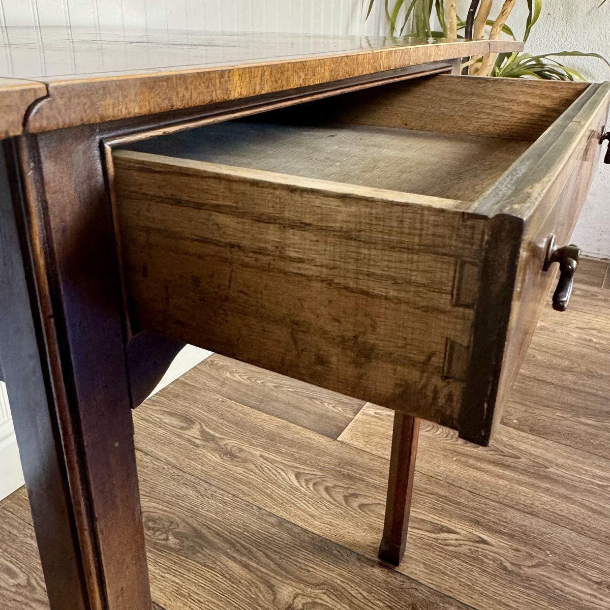 Vintage Mahogany Drop Leaf Side Table