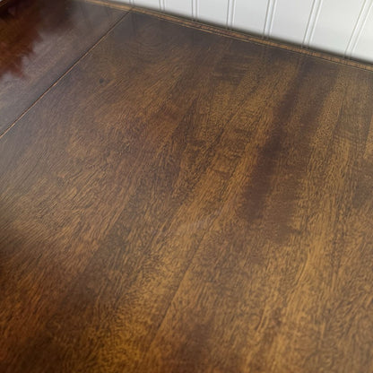 Vintage Mahogany Drop Leaf Side Table