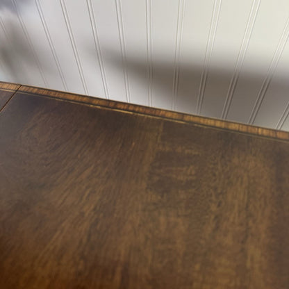 Vintage Mahogany Drop Leaf Side Table