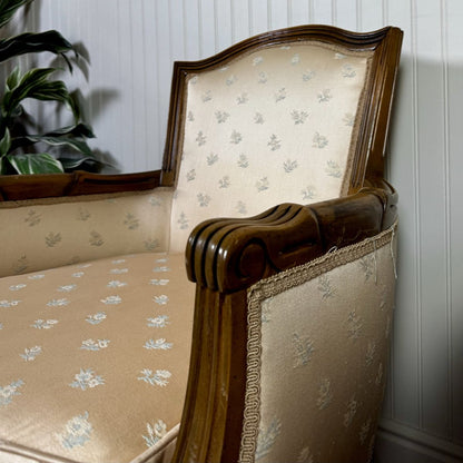 Vintage Mid-Century Directoire-Style Bergère Armchairs