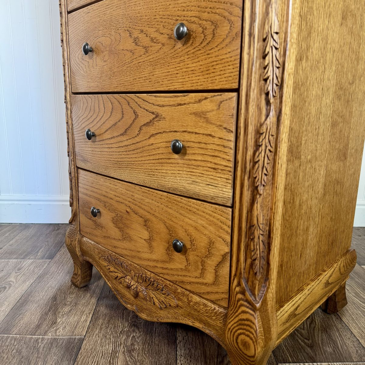 Vintage Oak Lingerie Chest of Drawers- Oakwood Interiors Versailles Collection