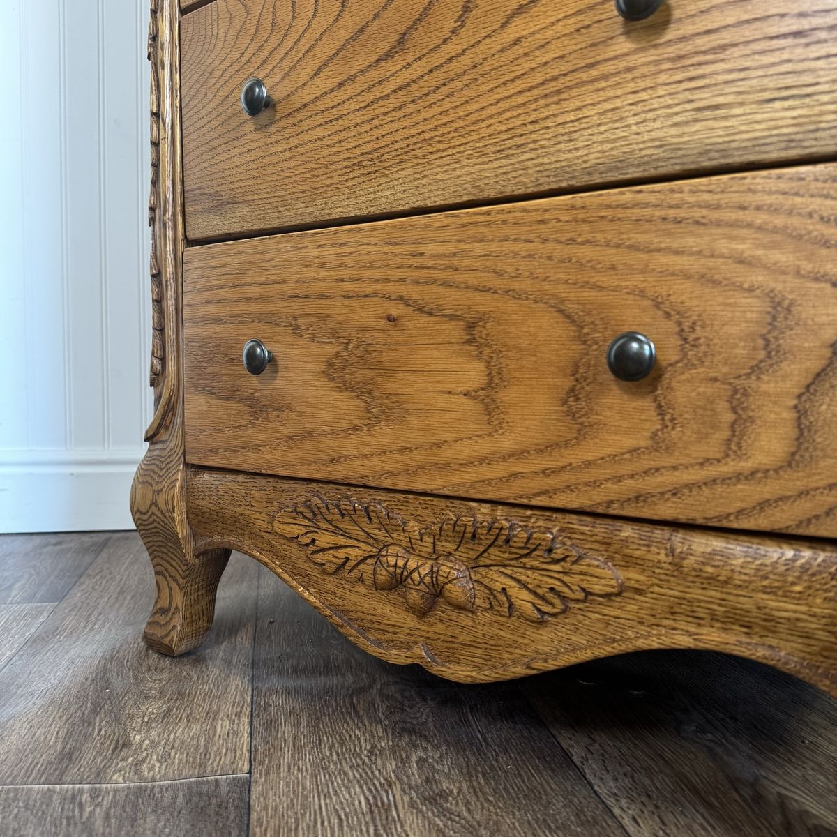 Vintage Oak Lingerie Chest of Drawers- Oakwood Interiors Versailles Collection