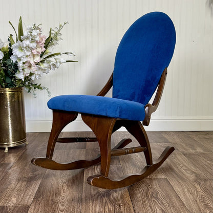 Vintage Victorian-Revival Parlor Rocking Chair